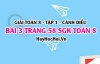 Giải bài 3 trang 58 Toán 8 Tập 1 SGK Cánh Diều